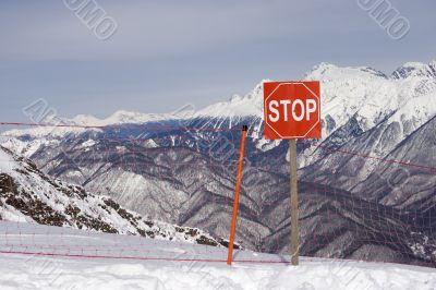 high mountains warning