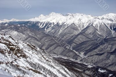 above mountains