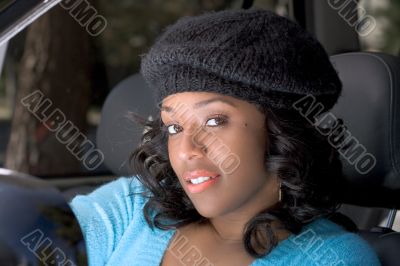 Girl in the car