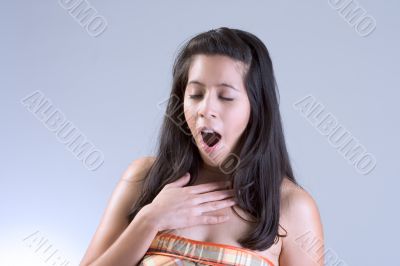 Big yawn