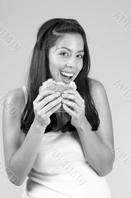 Tasty hamburger