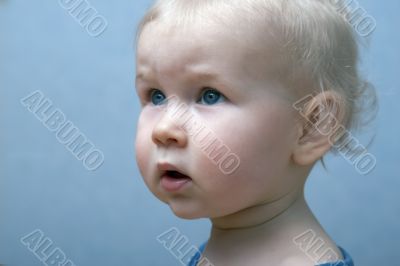 baby blonde portrait