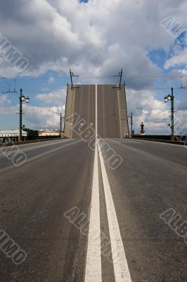 raised drawbridge