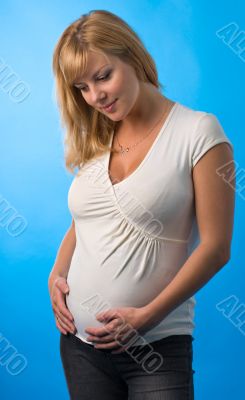 portrait of a pregnant woman