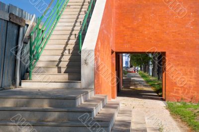 arch and steps