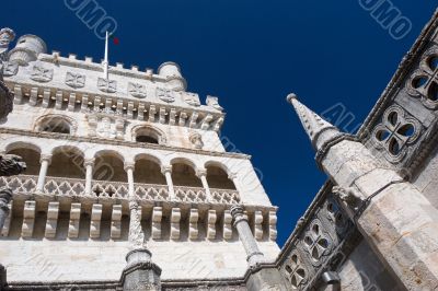 white ancient tower