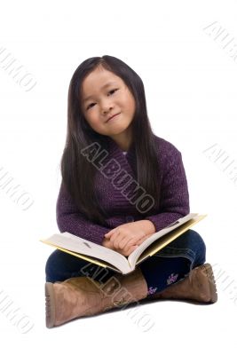 Childhood Series 8 (Reading a book)