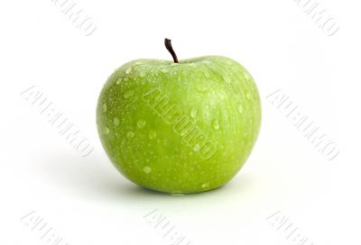 dewed apple