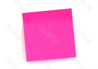 pink sticker