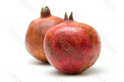 two pomegranates