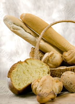 Bread Series (basket of bread)