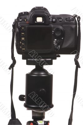 Digital Camera DSLR on tripod