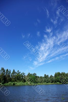 Landscape of peace and calm
