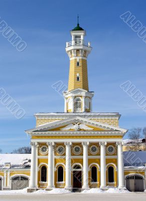 Old Fire observation tower in Russia.