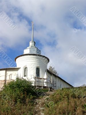Autumn in Russian monastery
