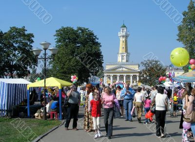 Red-letter day in Russian city.