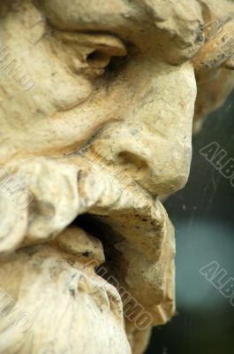 old man sculpture