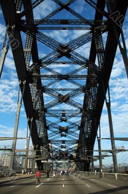 walking the bridge
