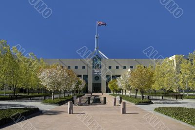 Parliament House in Canberra