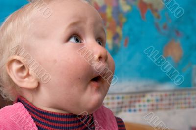 surprised baby