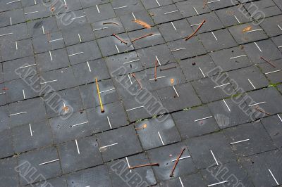 wood pavement