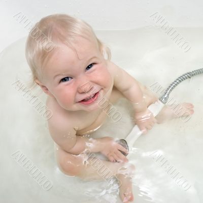 smiling baby