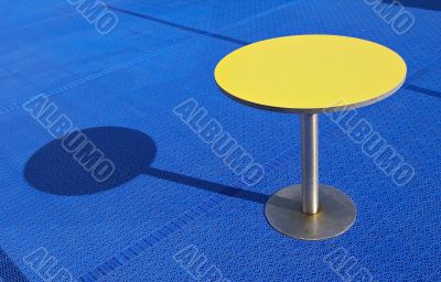 yellow table