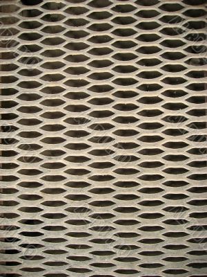 Rough floor grating from a metal