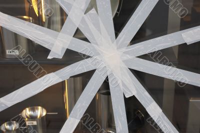 broken shopwindow