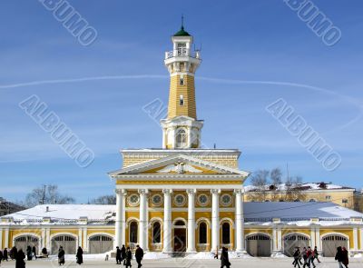 Fire observation tower