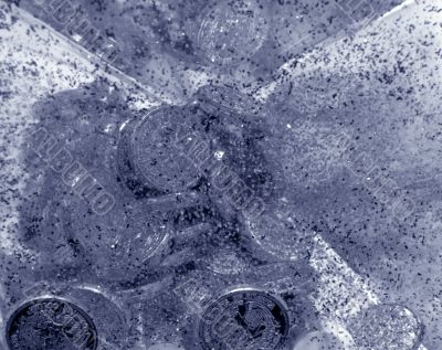 Silver sand and silver coins