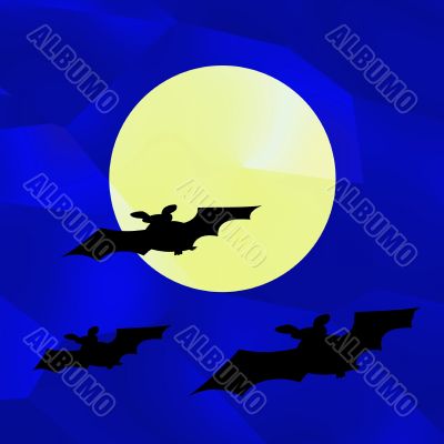 Moon and bats