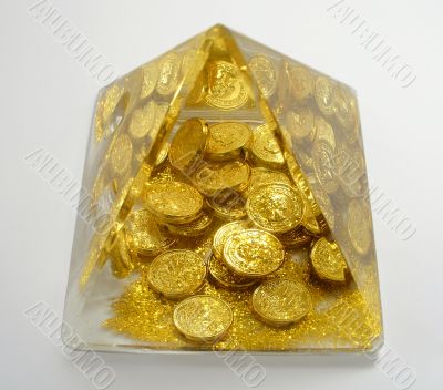 Golden pyramid