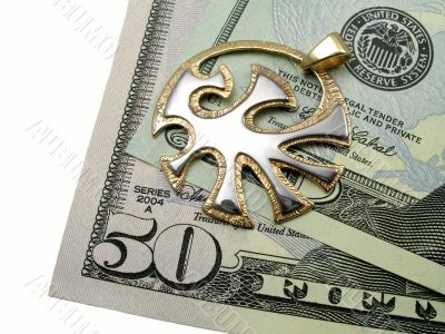 American dollars and jewelry
