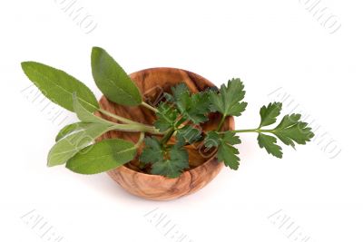 Sage and parsley