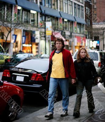 Couple on the street