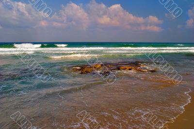 Clouds and sea