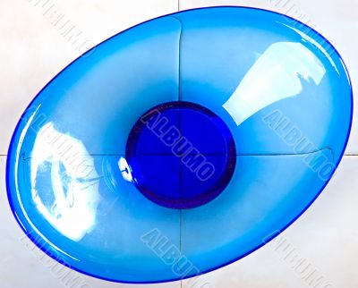blue dish
