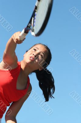 Girl tennis