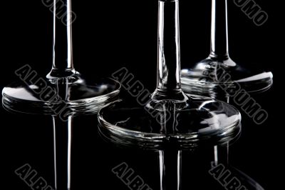 wineglasses bottoms
