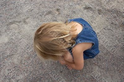 lonely little girl