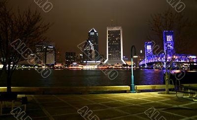riverwalk nightscape