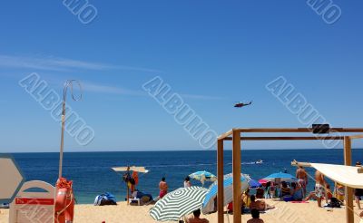 Landscape picture of a beach