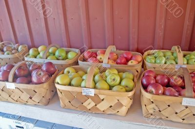 baskets of apples