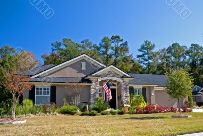 stone accents new home 2