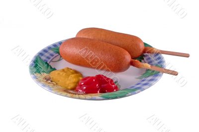 corndows isolated on white
