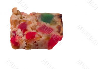 slice of fruitcake