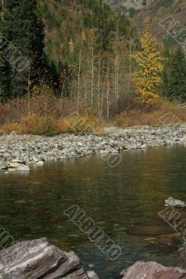 McDonald River,autumn