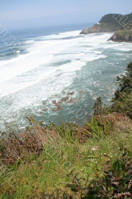 Heceta Head Lighthouse & surf