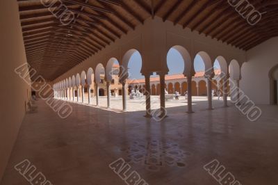 Cool shadow in gallery